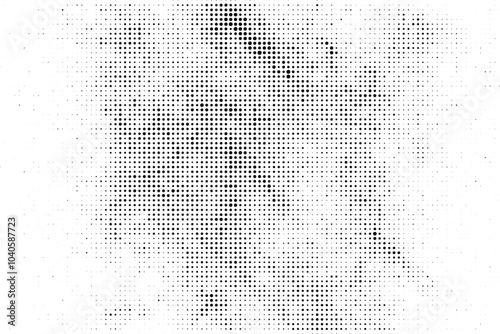 Black and white grunge halftone pattern texture background

