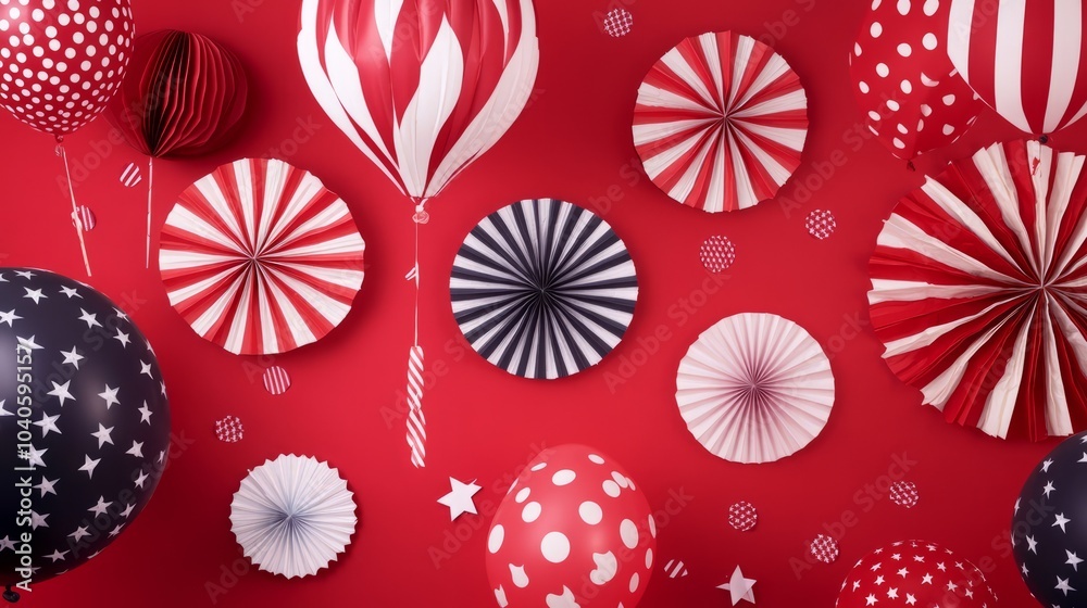 Festive Red Decorations Festive Red Decorations