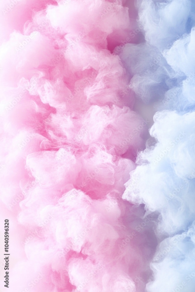 Dreamy cotton candy clouds: whimsical pink and blue fluffy textures for creative projects Dreamy cotton candy clouds: whimsical pink and blue fluffy textures for creative projects