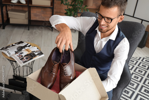 Young businessman with new ...