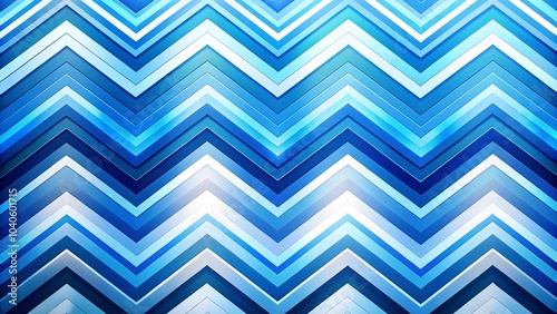 Blue gradient chevron zigzag pattern