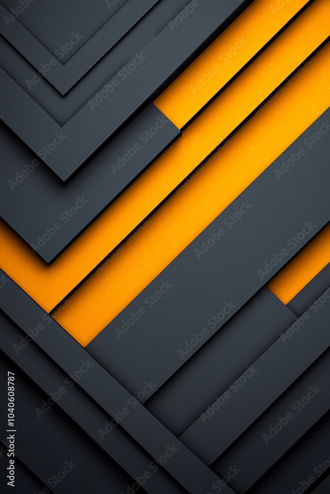 An Intricate Layered Geometric Design That Features a Bold Orange Accent for a Vibrant Touch An Intricate Layered Geometric Design That Features a Bold Orange Accent for a Vibrant Touch