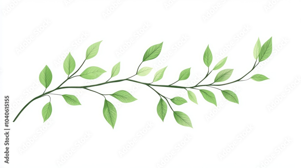 Green Leafy Branch Green Leafy Branch
