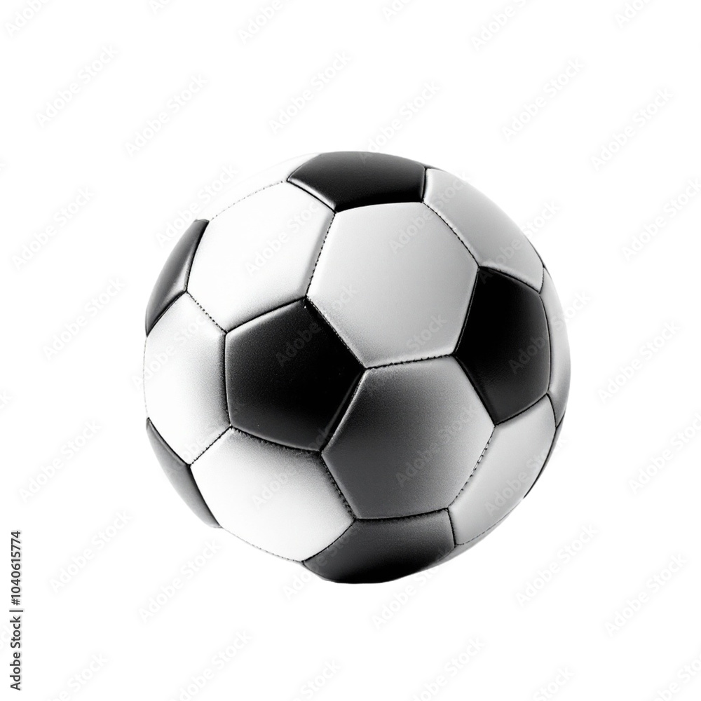 a black and white soccer ball, ai generated png transparent background a black and white soccer ball, ai generated png transparent background