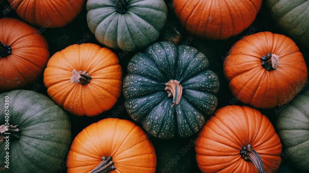 Colorful Pumpkins Arrangement Colorful Pumpkins Arrangement