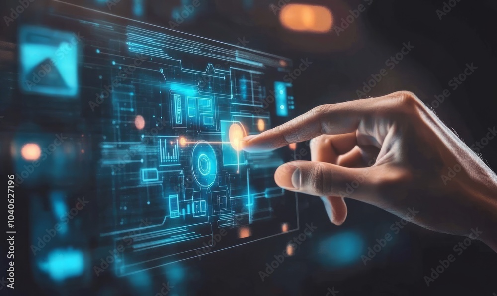 Data integration programming development concept on virtual screen. Data integration programming development concept on virtual screen.