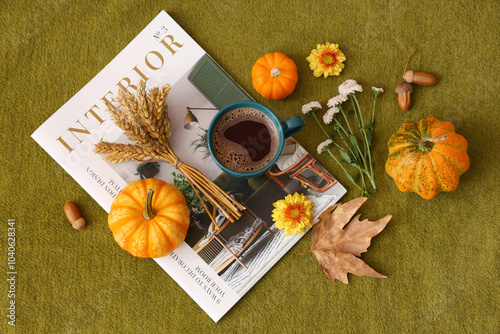 Autumnal home decor flat la...