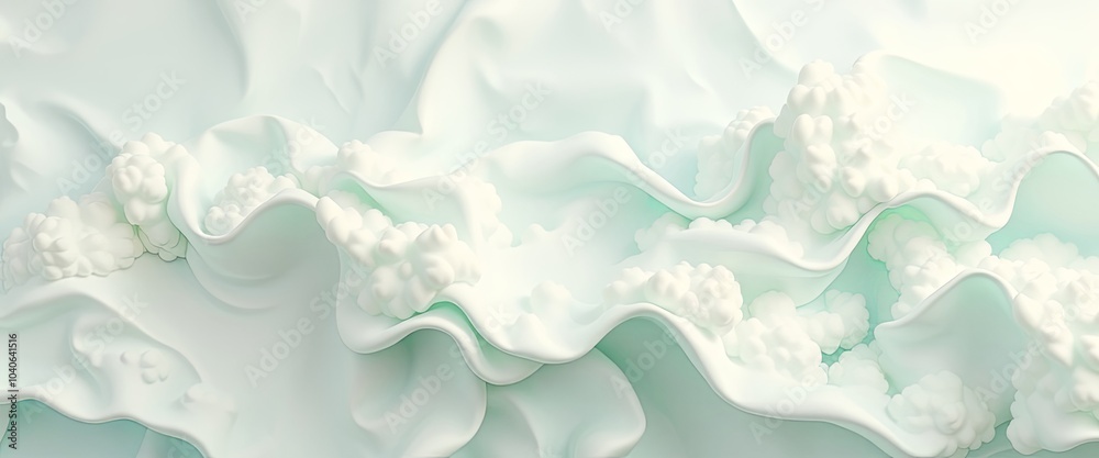 Whimsical Cloud Layers with Soft Flowing Textures for Desktop Wallpapers Whimsical Cloud Layers with Soft Flowing Textures for Desktop Wallpapers