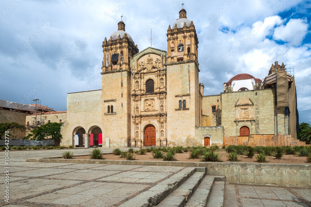 The Church of Santo Domingo de Guzman in Oaxaca, Mexico The Church of Santo Domingo de Guzman in Oaxaca, Mexico