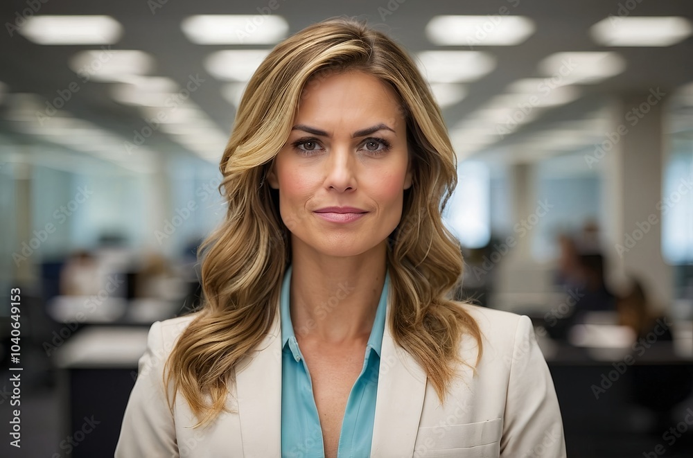 Businesswoman in Office. Businesswoman in Office.