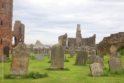 graveyard in a derelict church yard