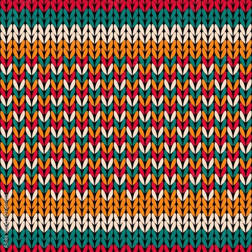 Knitted background pattern wallpaper knitting decorative print handmade textile knitting handiwork