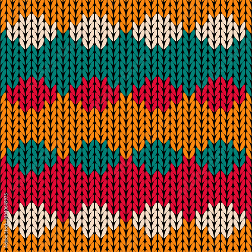 Knitted background pattern wallpaper knitting decorative print handmade textile knitting handiwork