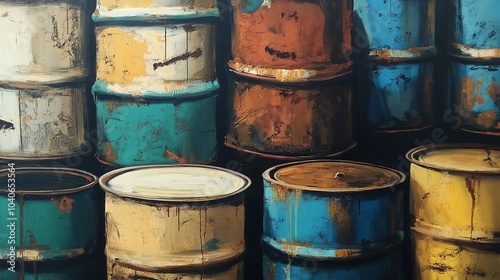 Oil, barrels