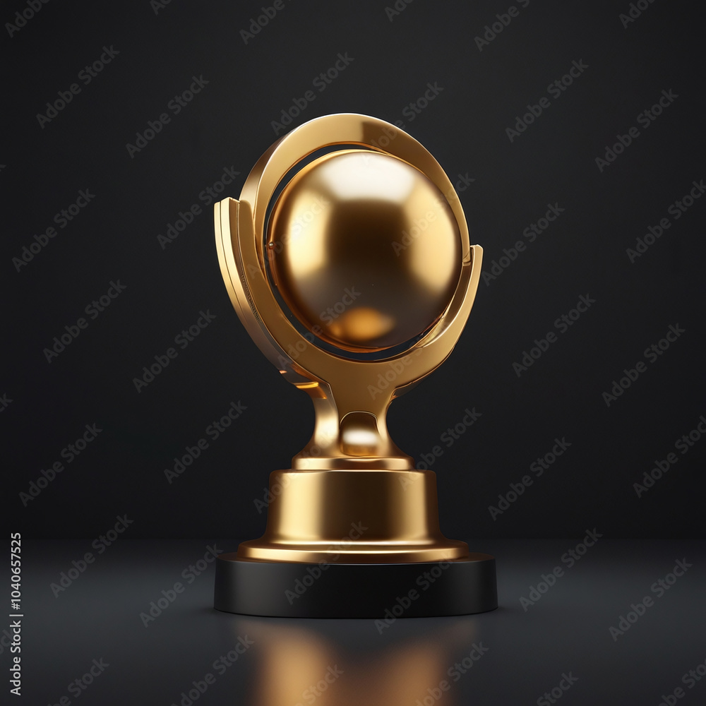 Modern Gold Trophy for Achievement Recognition, useful for corporate award events, sports achievements, motivational posters, social media ads, invitation designs Modern Gold Trophy for Achievement Recognition, useful for corporate award events, sports achievements, motivational posters, social media ads, invitation designs