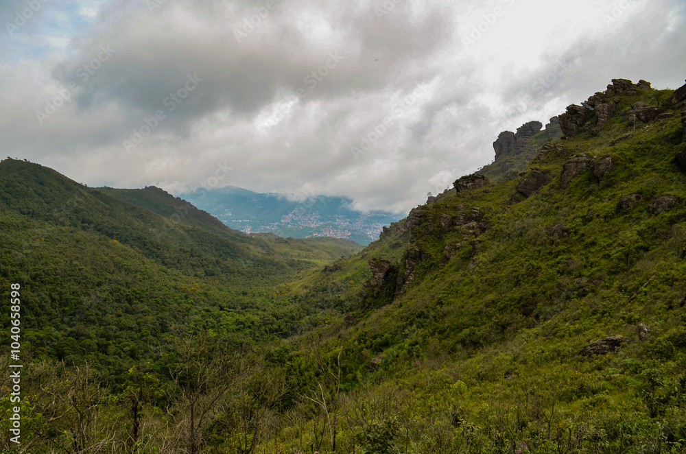 Rocks, mountains, peaks and all things natural in a state park near the city of Ouro Preto in the state of Minas Gerais, Brazil Rocks, mountains, peaks and all things natural in a state park near the city of Ouro Preto in the state of Minas Gerais, Brazil