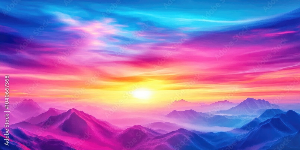 The sky during sunset, sunset sky landscape The sky during sunset, sunset sky landscape