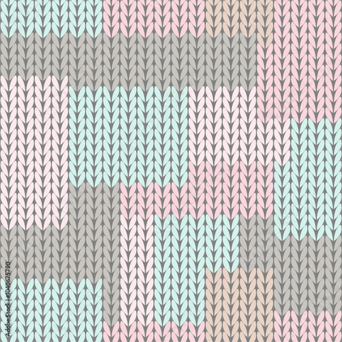 Knitted background pattern wallpaper knitting decorative print handmade textile knitting handiwork