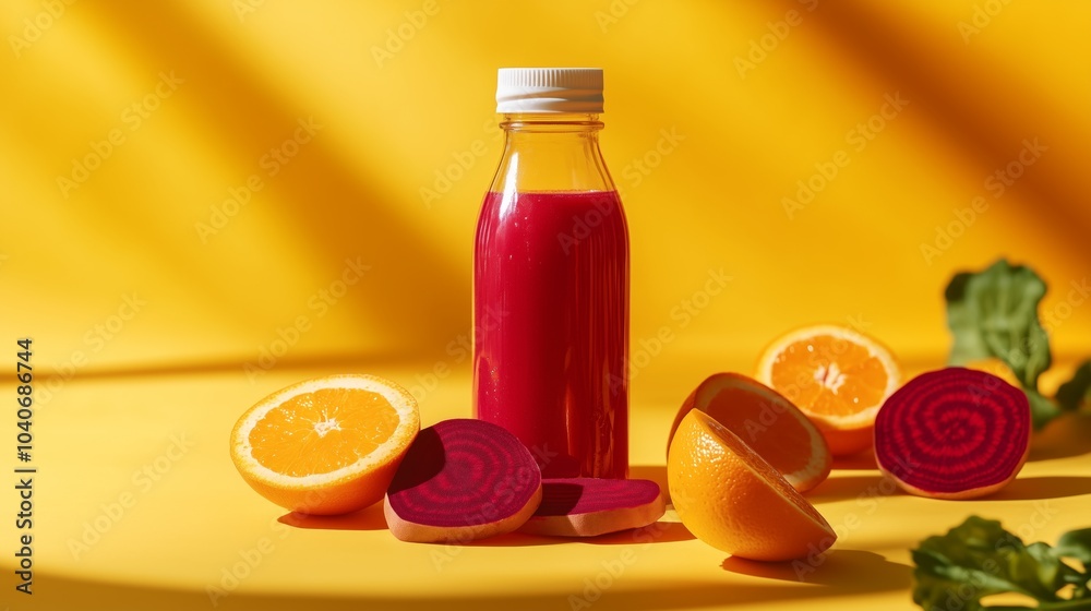 Colorful Juice with Citrus Fruits Colorful Juice with Citrus Fruits