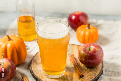 Cold Autumn Hard Pumpkin Apple Cider