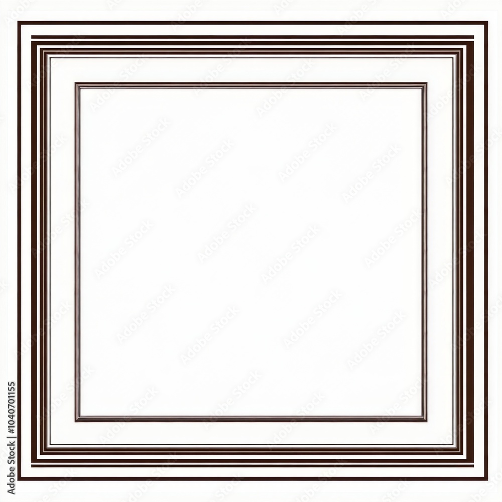 This is a decorative photo frame design. It features layered frames with a simple elegance. Perfect for showcasing art or memories. A versatile style for modern decor. AI This is a decorative photo frame design. It features layered frames with a simple elegance. Perfect for showcasing art or memories. A versatile style for modern decor. AI