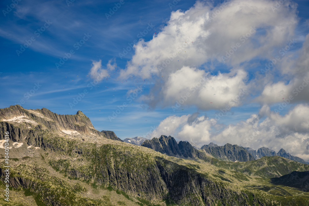 Fototapeta premium landscape in the swiss mountains