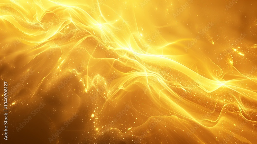 Fototapeta premium Abstract yellow space background