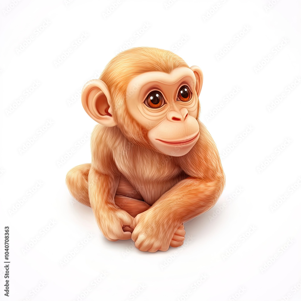 Naklejka premium Monkey Icon