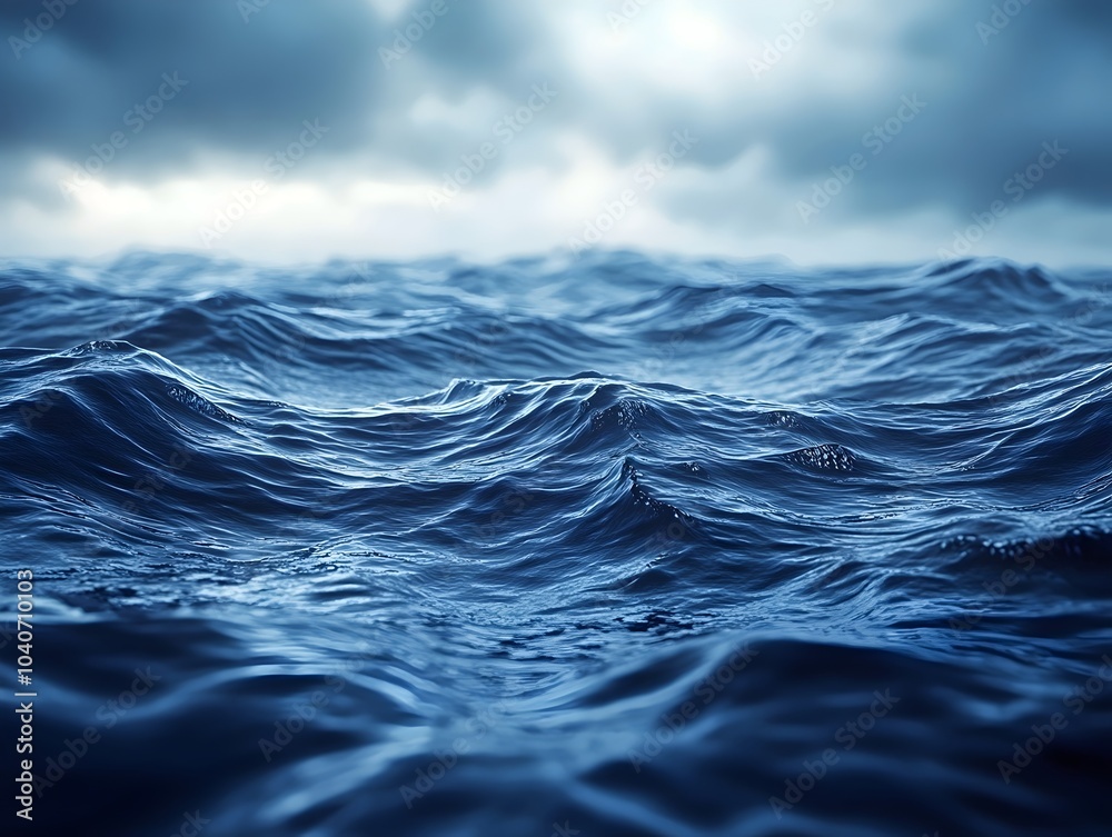 Dramatic blue ocean waves under a cloudy, moody sky, capturing the essence of nature’s raw power and beauty. Dramatic blue ocean waves under a cloudy, moody sky, capturing the essence of nature’s raw power and beauty.
