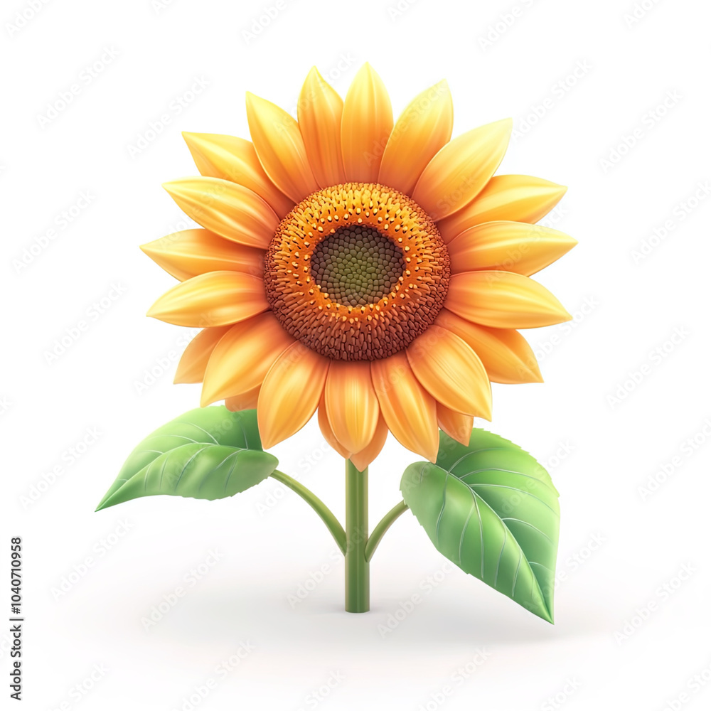 Fototapeta premium Sunflower Icon
