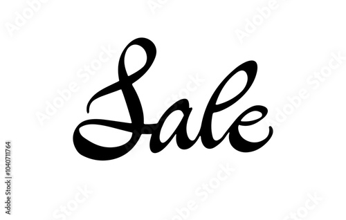 Free Download Sale Hand Drawn Lettering. Brush Script Font. Calligraphy Script. Expressive Modern Handwritten Typeface. Retail Promotion. Sign And Banner Design. Vector Illustration. - GFXLoad