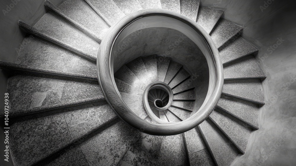Fototapeta premium Staircase in spiral form 
