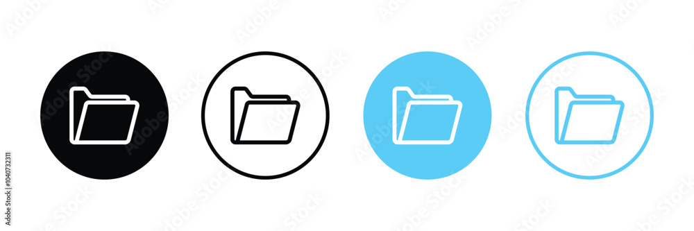 Set of file document archive icon. Data storage folder file, folder symbol. Vector Illustration. Set of file document archive icon. Data storage folder file, folder symbol. Vector Illustration.