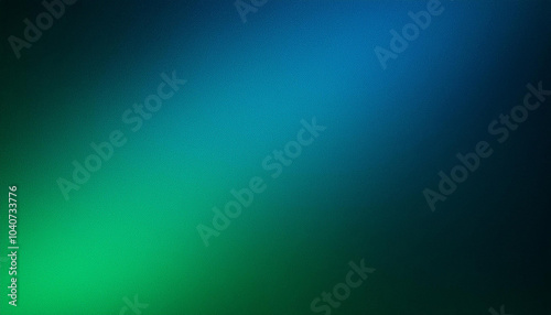 Dark green blue glowing grainy gradient background noise texture backdrop webpage header banner design