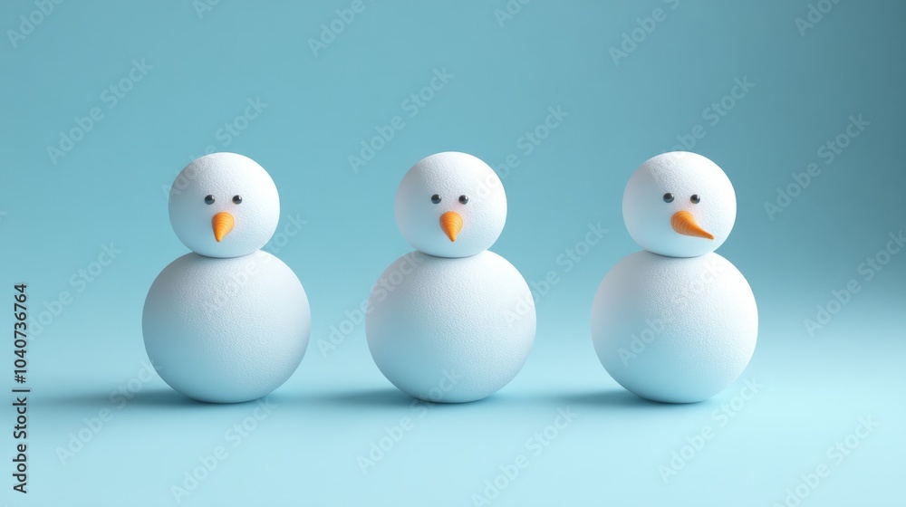 snowman with smiling face against minimalistic background snowman with smiling face against minimalistic background
