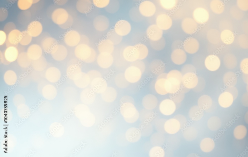 Fototapeta premium Glittering bokeh effect with warm tones