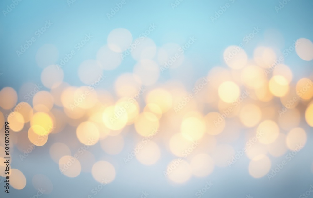 Golden bokeh lights with soft blur Golden bokeh lights with soft blur