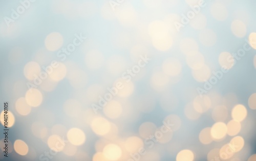 Glittering bokeh effect with warm tones