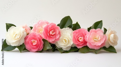 Elegant Camellia Flowers Arrangement