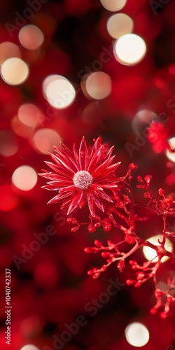 Excitação capturada em um espetáculo vibrante de fogos de artifício photo