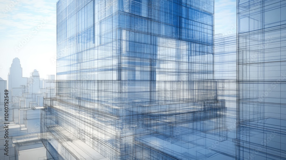 Innovative building design with virtual overlays