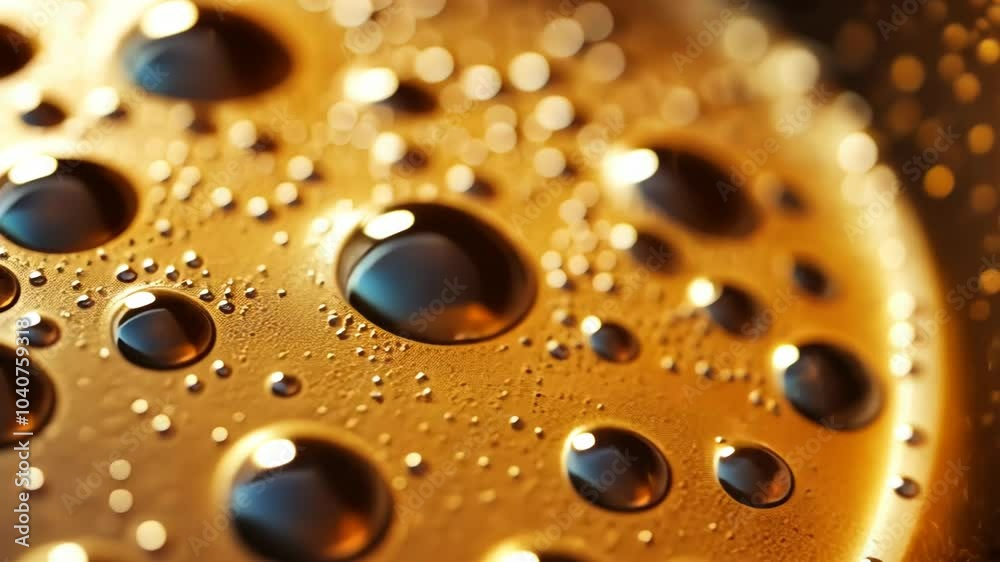 Close-up of Coffee Bubbles Close-up of Coffee Bubbles