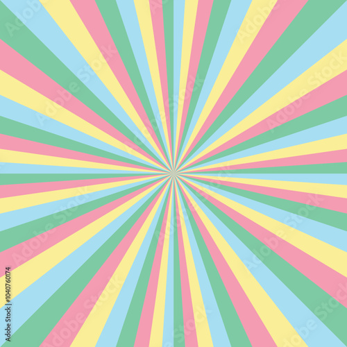 Hand drawn colour blocked pattern illustration
