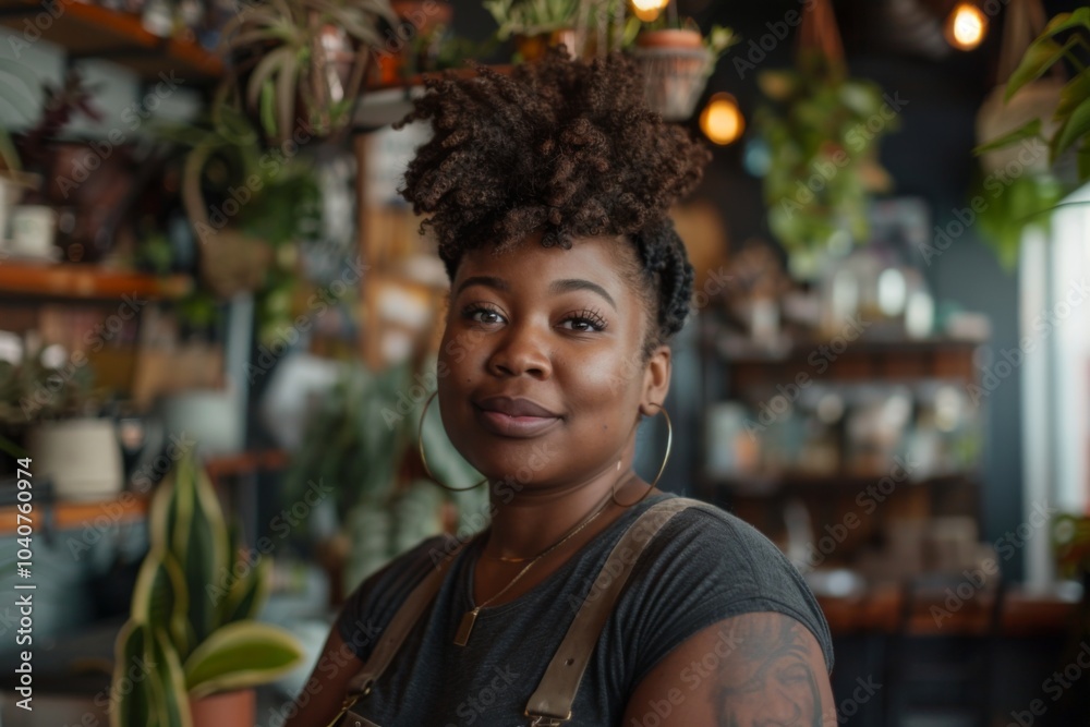 Portrait of a body positive female small business owner Portrait of a body positive female small business owner