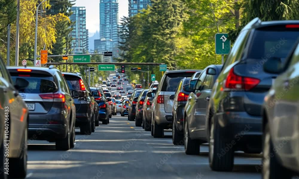 Traffic Jam in the City Traffic Jam in the City