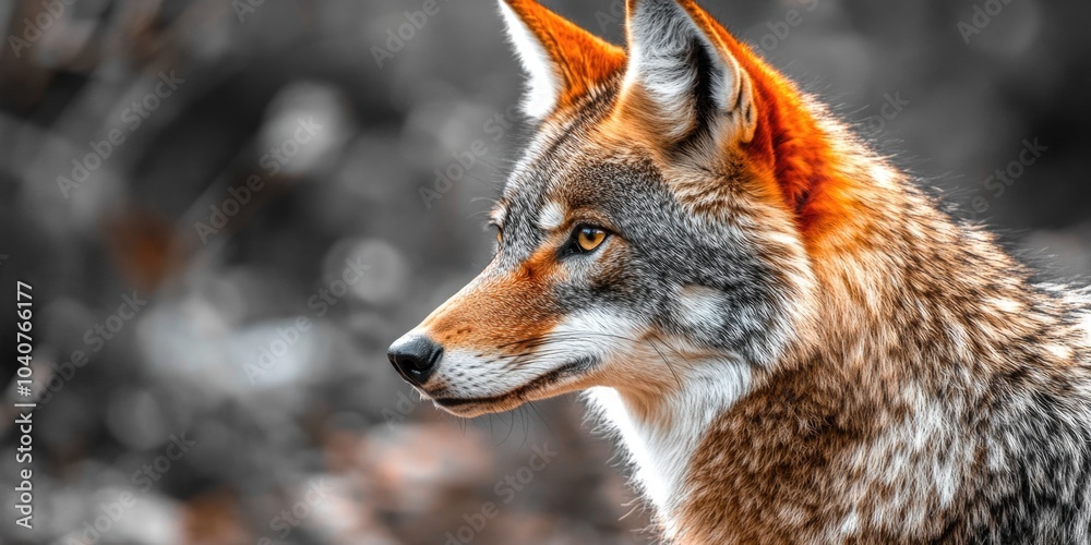 Fototapeta premium Coyote Portrait in Nature
