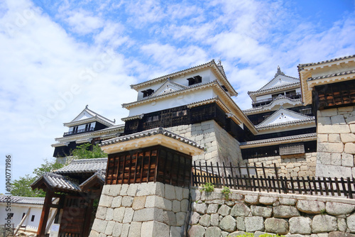松山城、愛媛県、西国-matsuyama castle in japan-　日本の城