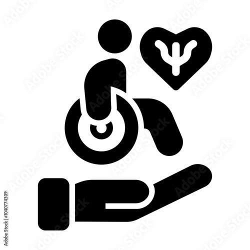 occupational therapy care Solid icon