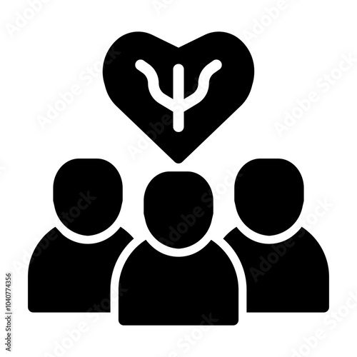 therapy group Solid icon