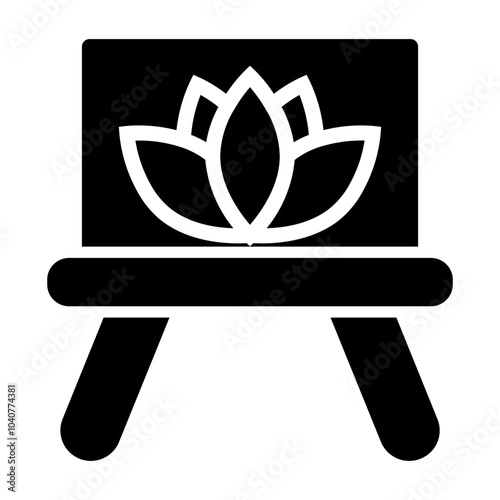 art therapy Solid icon